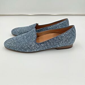 Vionic Denim Blue Textured Flats
